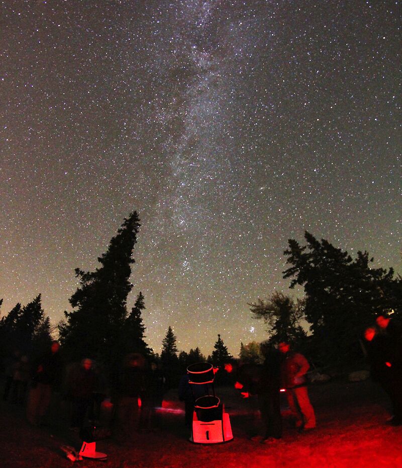 Jasper Planetarium milky way telescope tour